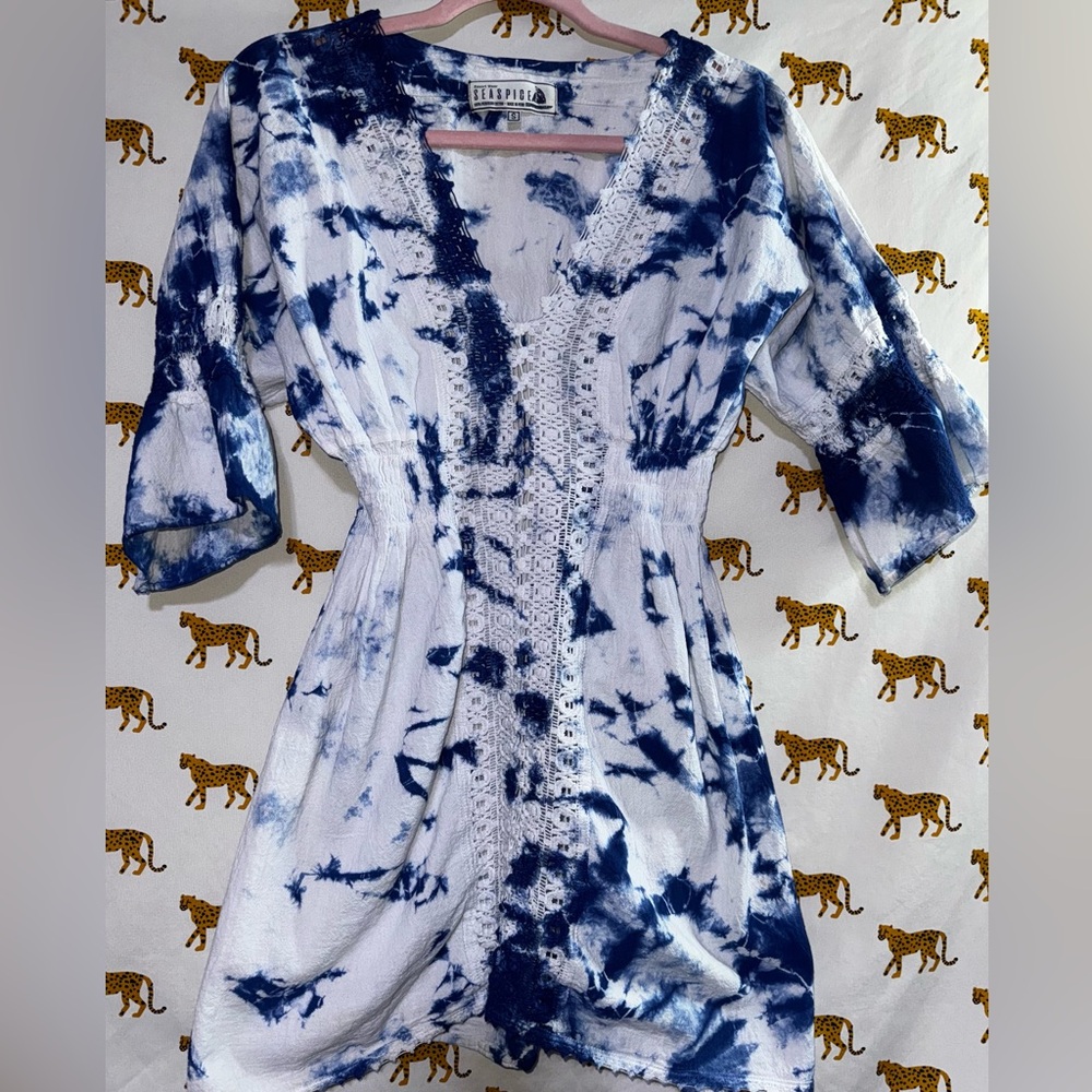 Seaspice Candice tunic mini dress size Small